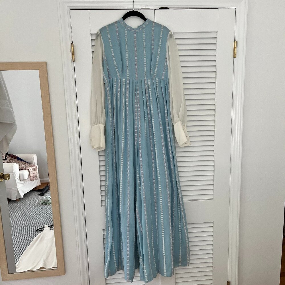 Handmade Vintage Boho Jumpsuit - Perfect for a Palm Royale Party!